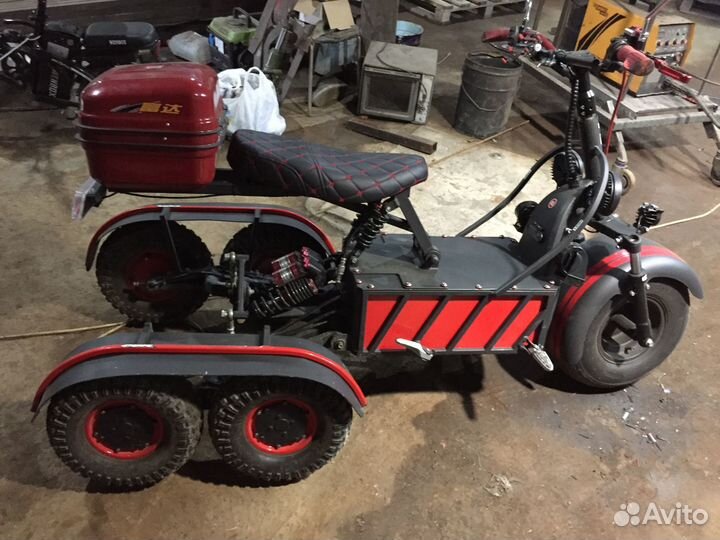 Электротрицикл-вездеход 6000W/48V/48Ah