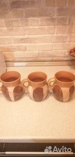 Пивная кружка СССР, глина обозжена