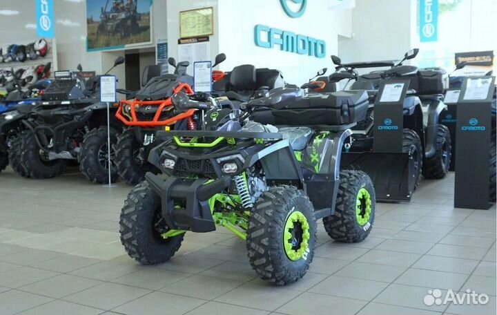 Квадроцикл MotoLand wild X 125 зелёный