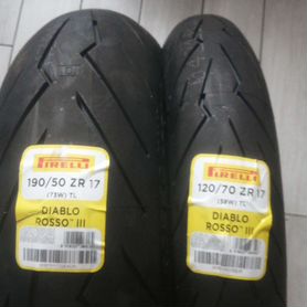 190/50r17 и 120/70R17 pirelli Diablo Rosso 3