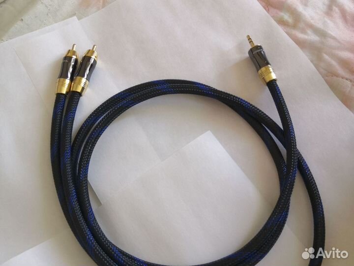 Кабель jack 3.5 2 rca