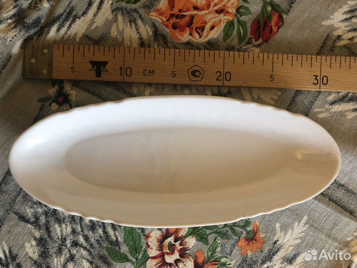 Фарфоровая селедочница 1930-е