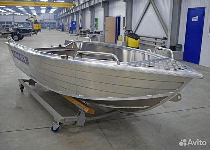 Моторная лодка Wyatboat 430Р алюминиевая новая
