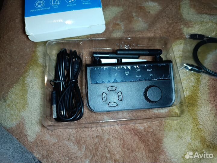 Bluetooth 5.3 аудио адаптер (ретранслятор)