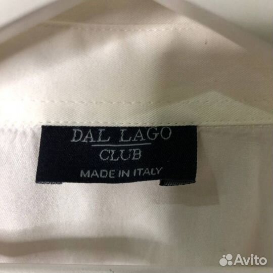 Рубашка школьная белая для мальчика 152 dal Lago