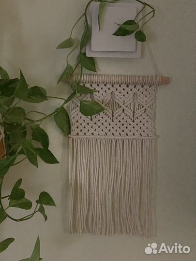 Мини панно макраме