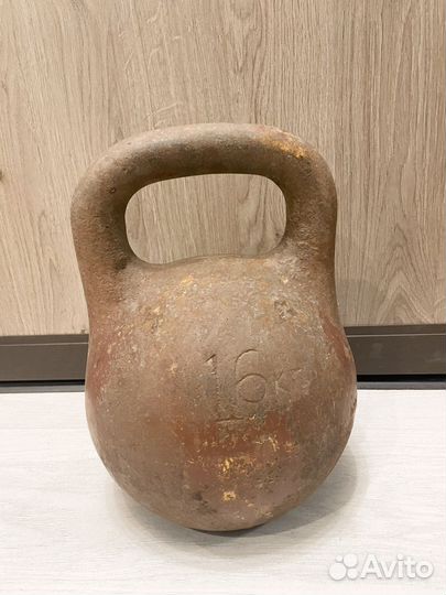 Гиря 16 кг СССР