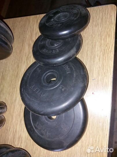 Гантели разборные barbell 29.5кг /штанга/гири