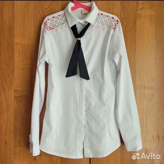 Школьная блузка для девочки. 10-12лет