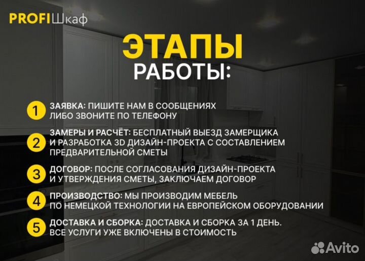 Кухня по вашим размерам на заказ