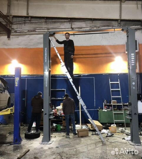 Установка авто подъемников, троса, гарантия