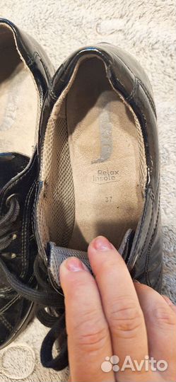 Ботинки женские на шнурках весна 37 р