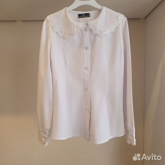 Блузка школьная для девочки 134-140 см