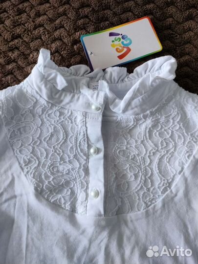 Блузка школьная 146 новая