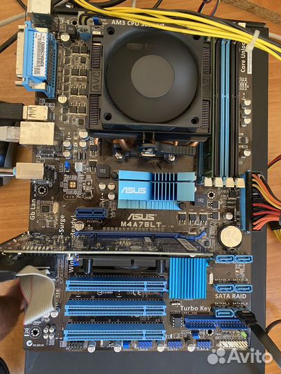 Материнская плата с процессором Phenom II 1100t