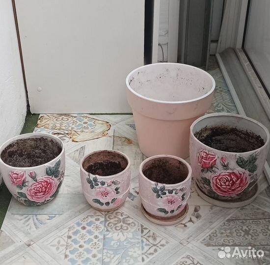 Горшок для цветов керамика