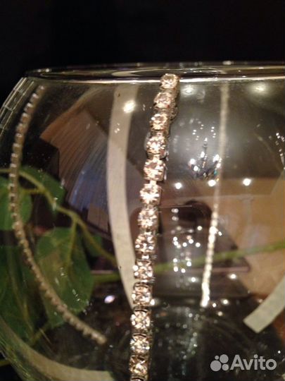 Ваза-шар 15см, стразы,зеркальная мозаика