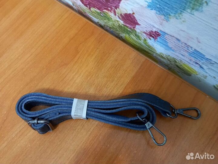 Кожаный ремень для сумки