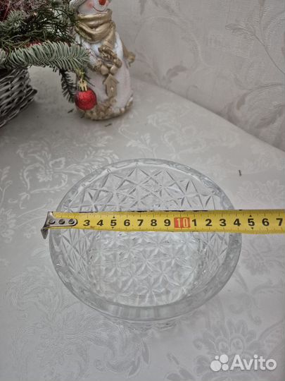 Хрустальная конфетница СССР