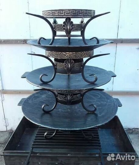 Садж чугунный. Жаровня. Сковорода