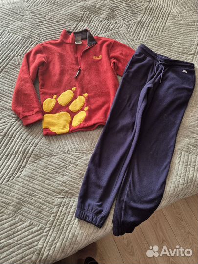 Jack wolfskin Флисовый костюм на мальчика