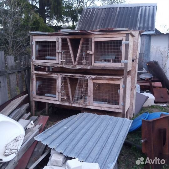 Клетки для кроликов б/у