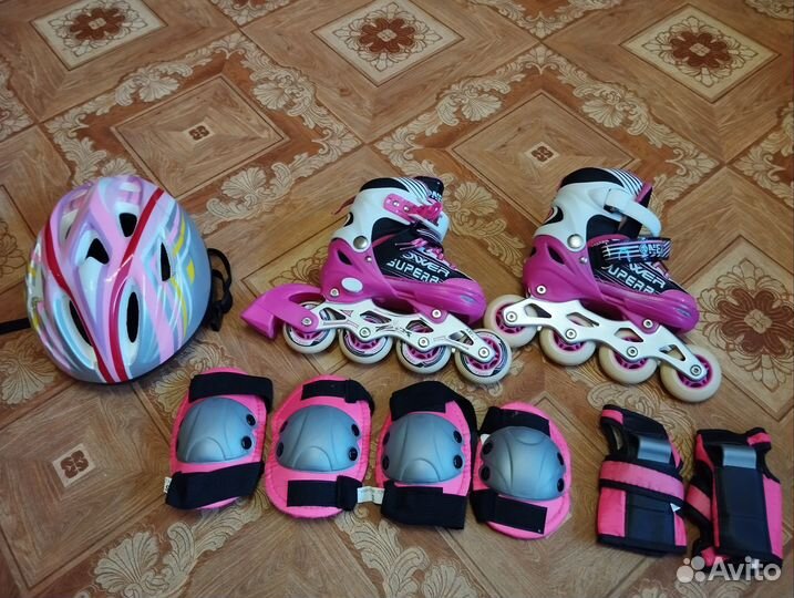 Ролики детские раздвижные с набором