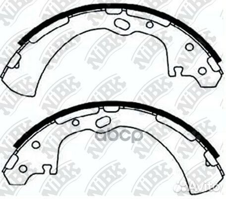 Колодки тормозные FN1174 NiBK