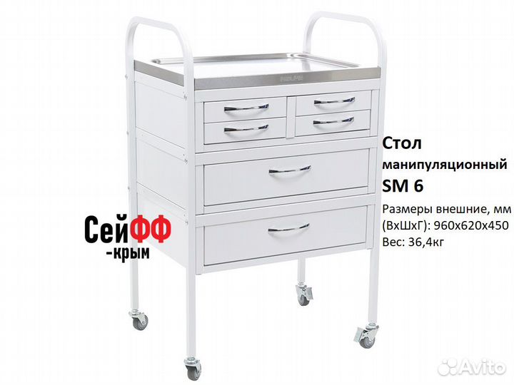 Медицинские столики Hilfe в наличии