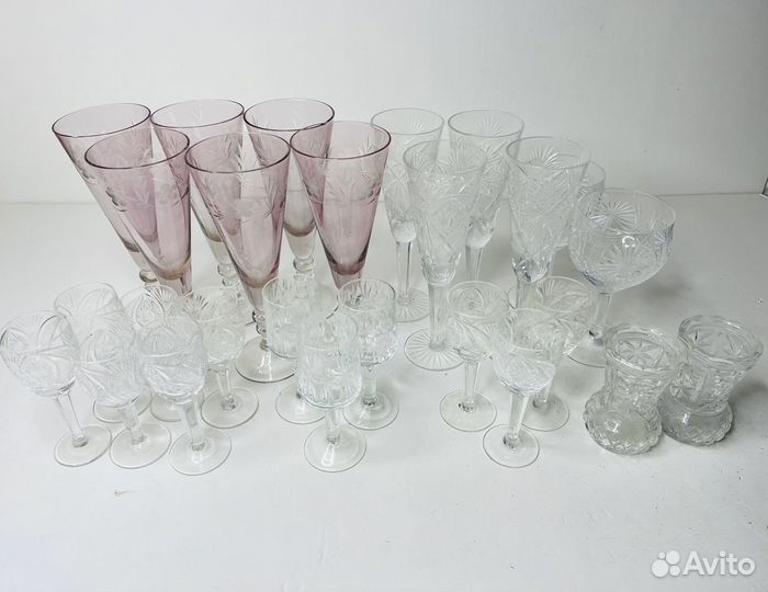 Фужеры, бокалы, рюмки СССР