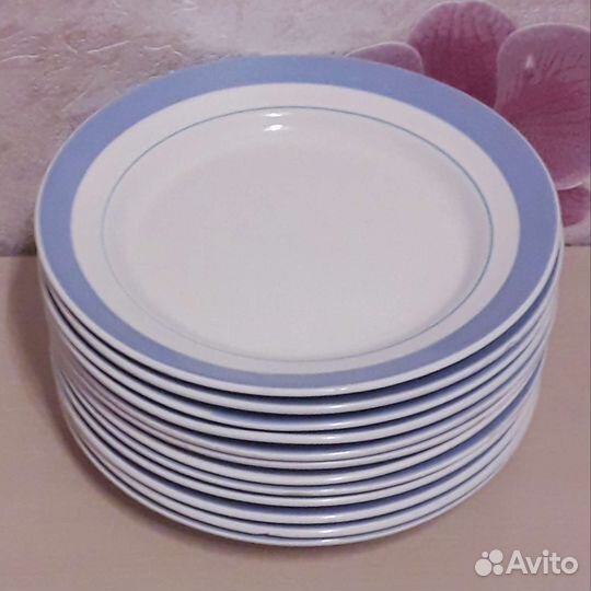 Пепельница Кобальт. Тарелки Зик 12шт