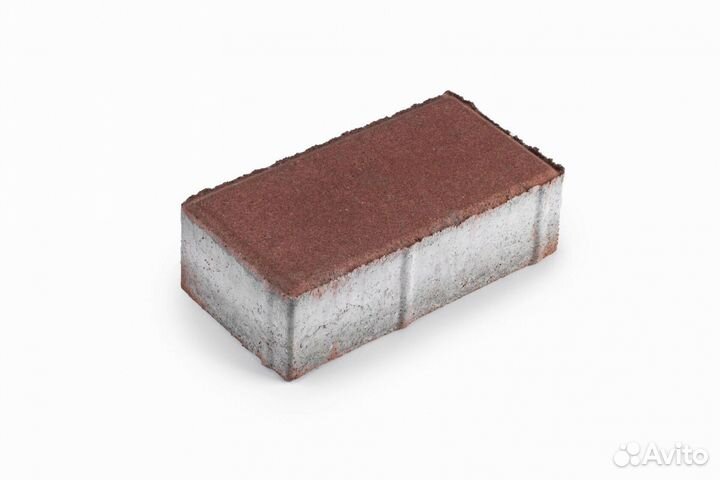 Тротуарная плитка / Брусчатка Стандарт Красный 60