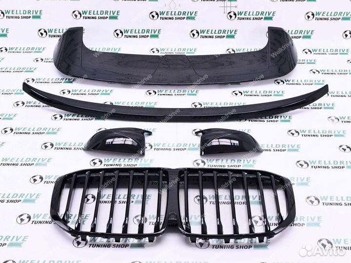 Спойлеры решетка крышки зеркал М стиль BMW X7 G07
