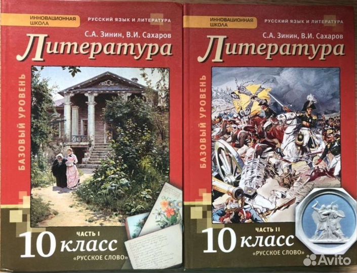 Учебник Литература 10 класс Зинин
