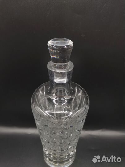 Графин Штоф Хрусталь Резьба Винтаж СССР Сервировка