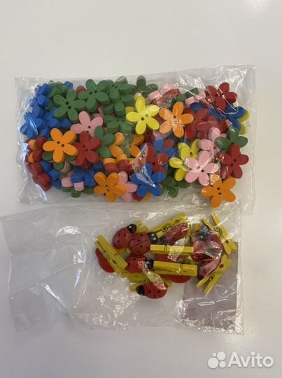 Пуговицы и прищепки для рукоделия