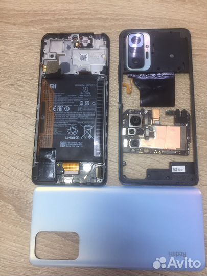 Xiaomi redmi note 10 pro запчасти разбор