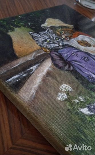 Картина маслом 20*20 