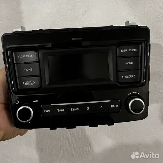 Штатная магнитола на hyundai creta