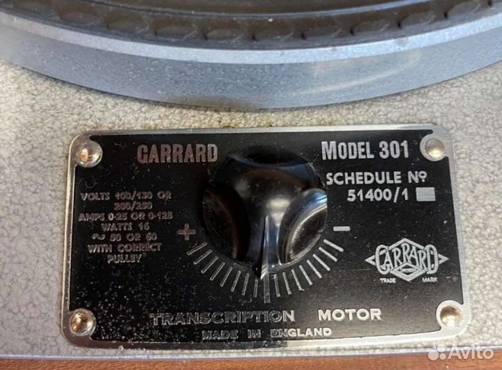 Garrard 301 Hammer SME3009 Shure v15 Quad 303