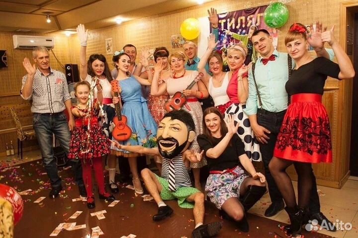 Ростовая кукла, поздравление на день рождение