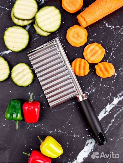 Нож для фигурной резки овощей и фруктов новый