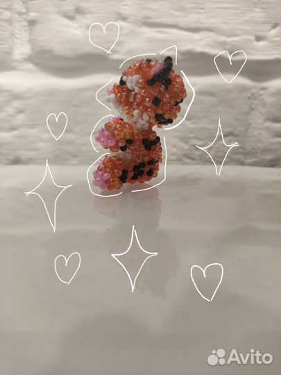 Тигр из бисера