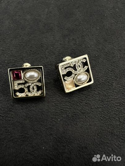 Серьги chanel
