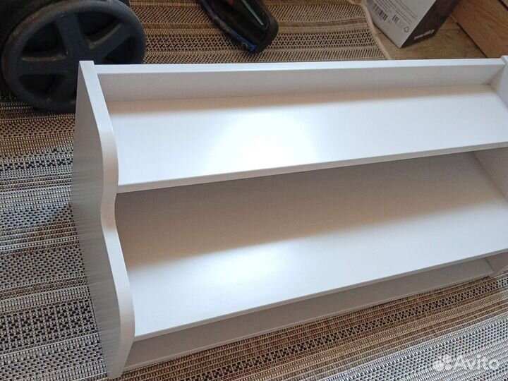 Полка настенная IKEA серая