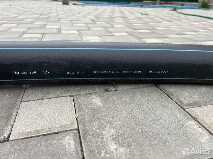 Труба (пнд) пэ 100 SDR 17 90х5,4 мм
