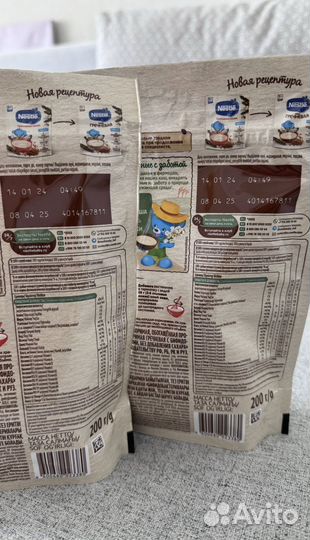 Детская гречневая молочная каша Nestle