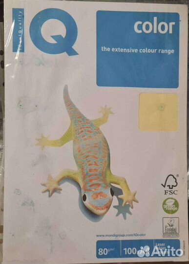 Бумага a4 цветная IQ Color