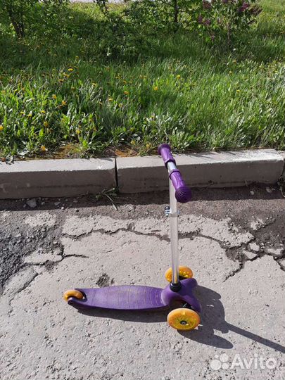 Самокат детский трехколесный бу