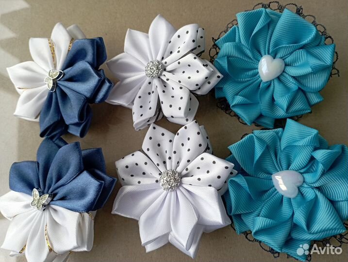 Резиночки для волос ручной работы